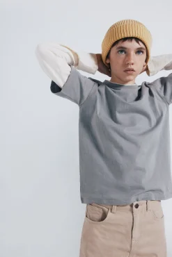 Pantalón 5 bolsilos ancho niño