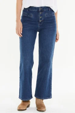 Pantalón ancho con bolsillos tipo vivo