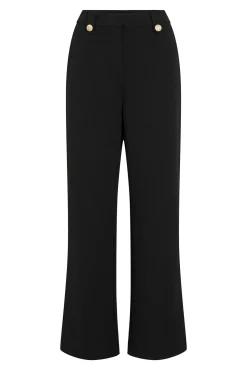 Pantalón ancho con botones