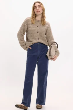 Pantalón ancho de micropana