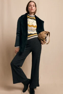 Pantalón ancho de punto