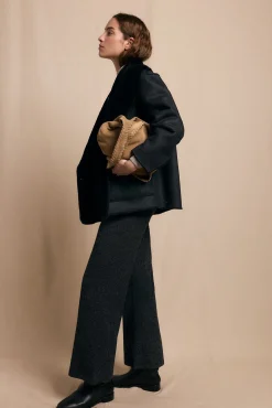 Pantalón ancho de punto