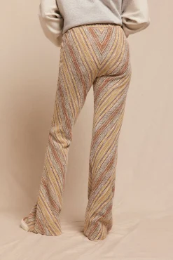 Pantalón campana de punto