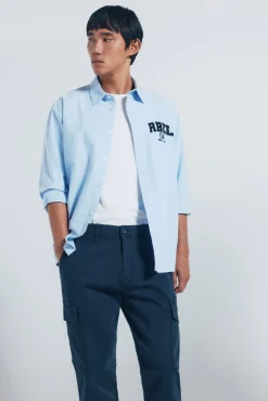 Pantalón cargo casual slim fit