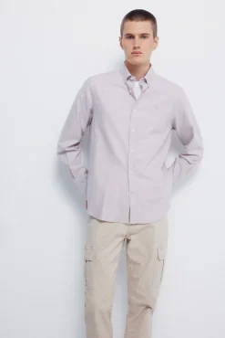 Pantalón cargo lavado slim fit