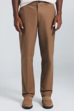 Pantalón chino canvas straight fit