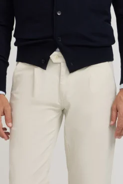 Pantalón chino casual pinzas