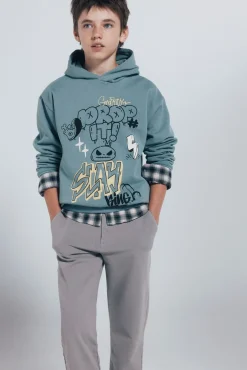 Pantalón chino comfort slim fit niño