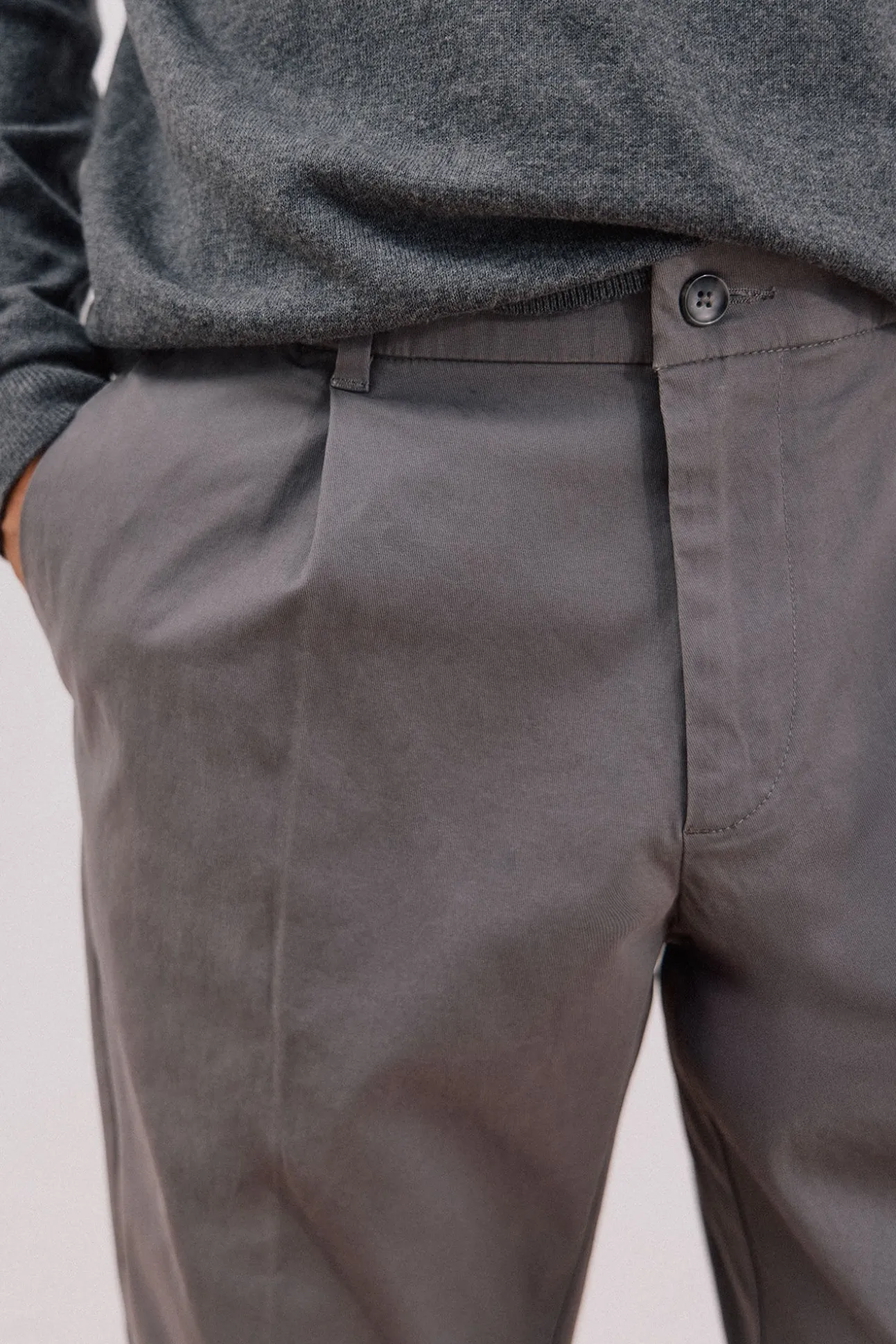 Pantalón chino confort tapered fit