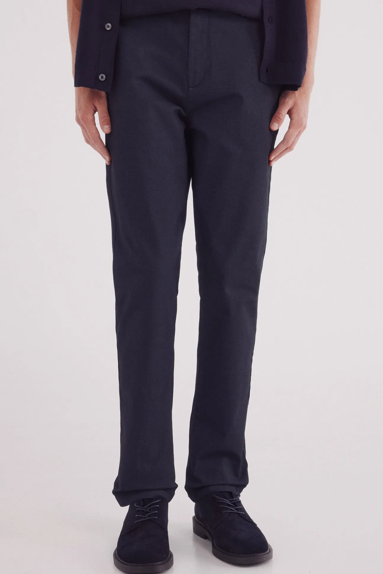 Pantalón chino microestampado slim fit