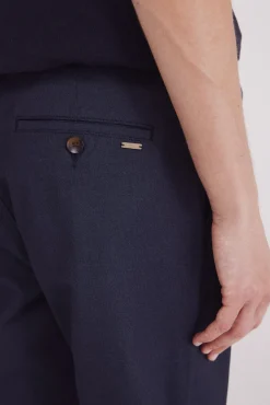 Pantalón chino microestampado slim fit