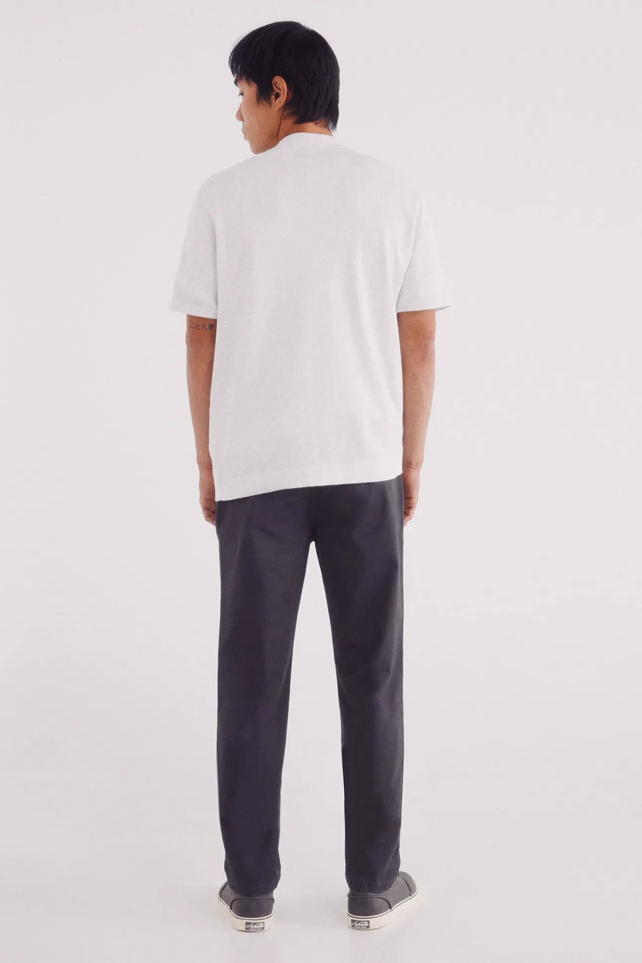 Pantalón chino microestampado slim fit