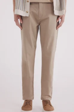 Pantalón chino microestampado slim fit