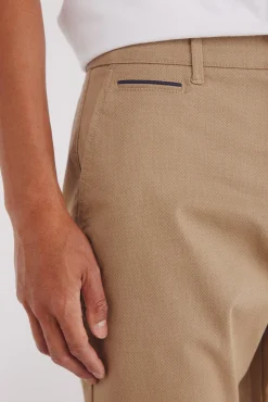 Pantalón chino microestampado slim fit