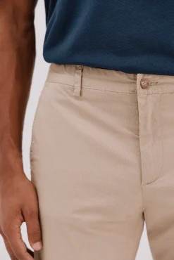 Pantalón chino print slim
