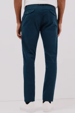 Pantalón chino print slim