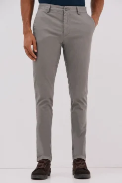 Pantalón chino print slim