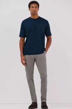 Pantalón chino print slim