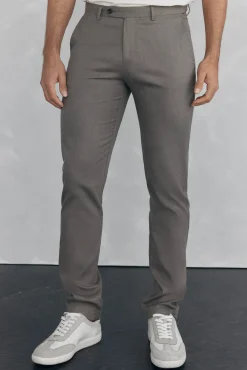 Pantalón chino print slim