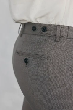 Pantalón chino print slim