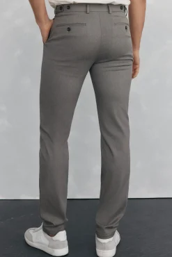 Pantalón chino print slim
