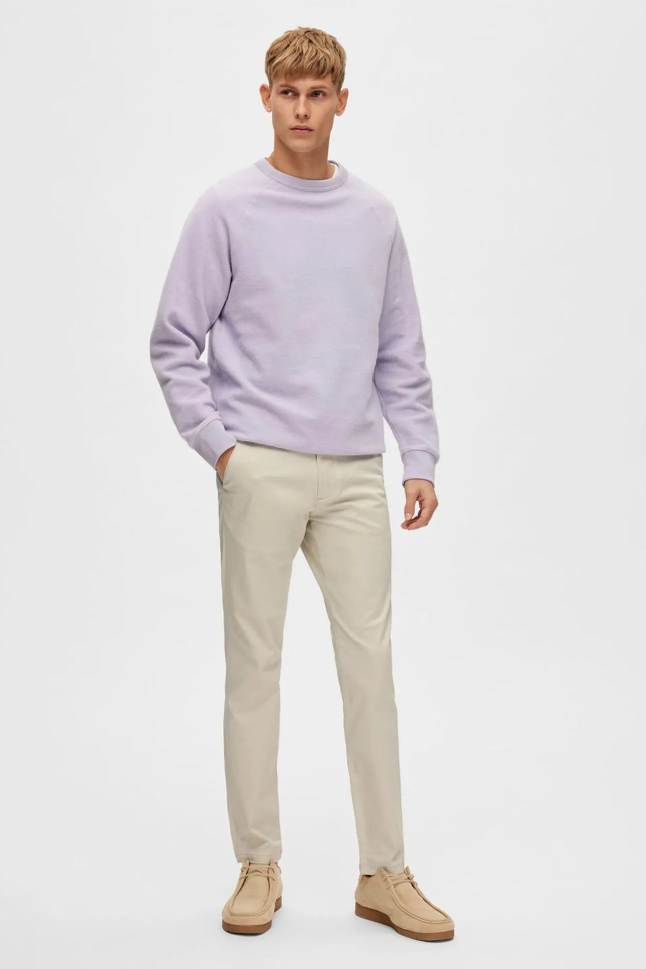 Pantalón chino Slim Fit confeccionado con algodón orgánico