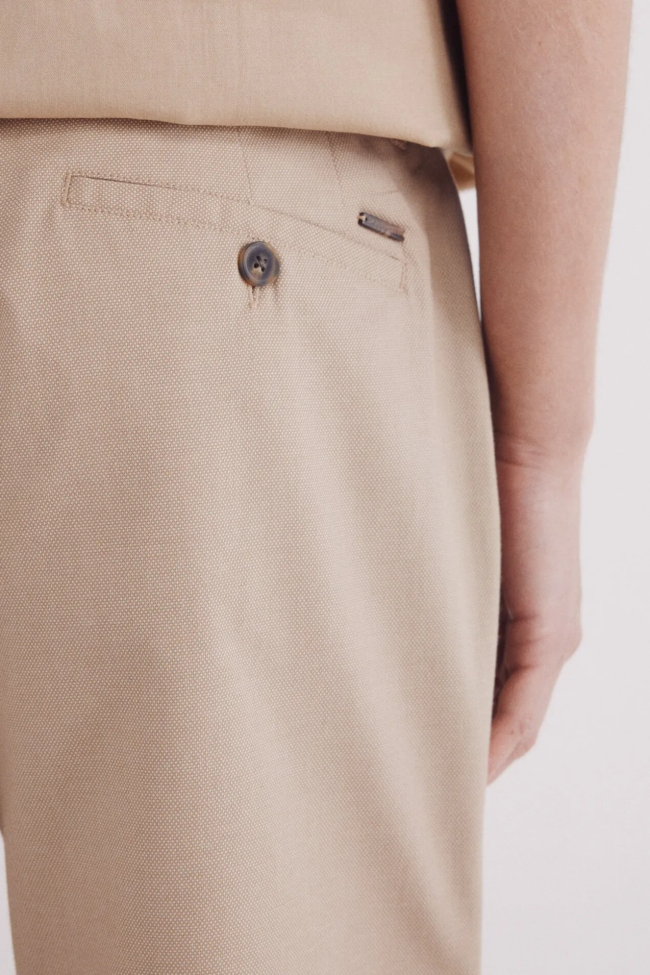 Pantalón chino vestir comfort slim fit