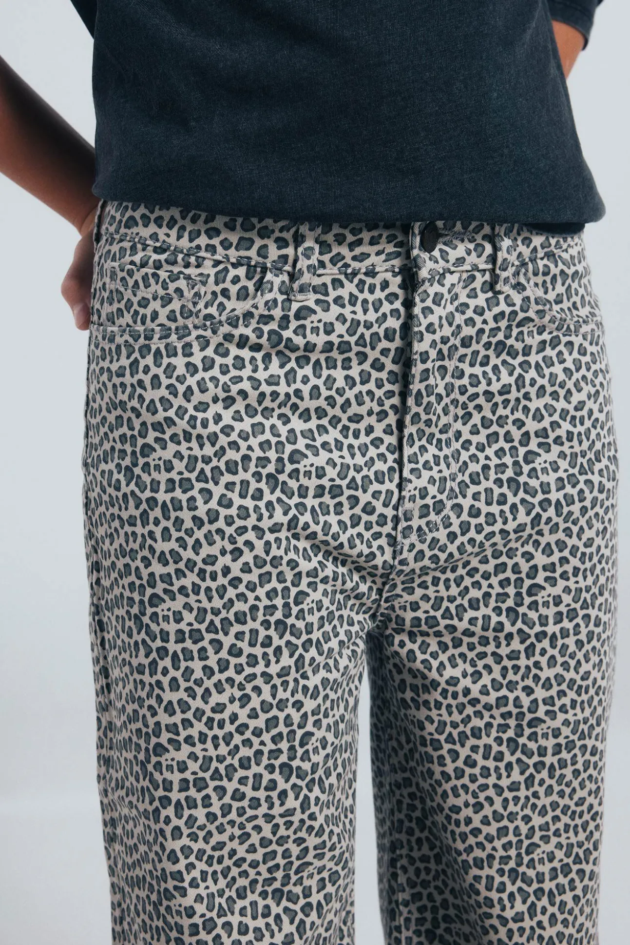 Pantalón culotte animal print niña