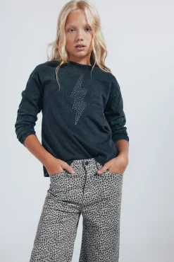 Pantalón culotte animal print niña