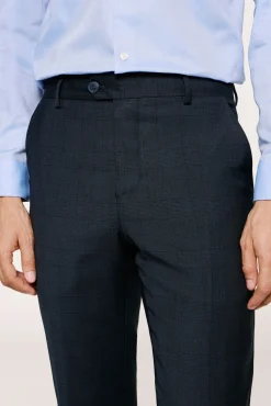 Pantalón de cuadros de traje Slim Fit.