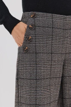 Pantalón de mujer crop y ancho