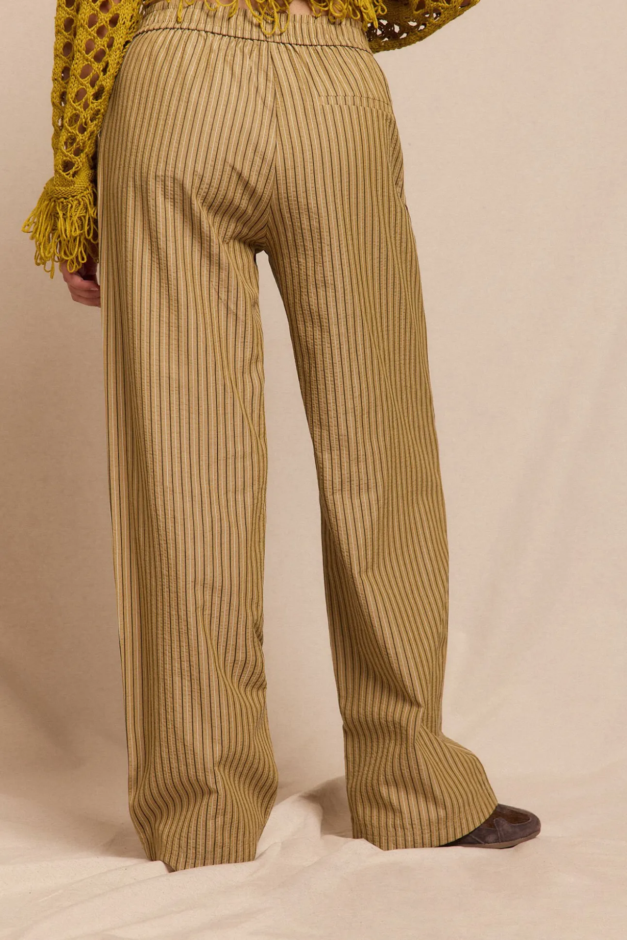 Pantalón de rayas pijamero