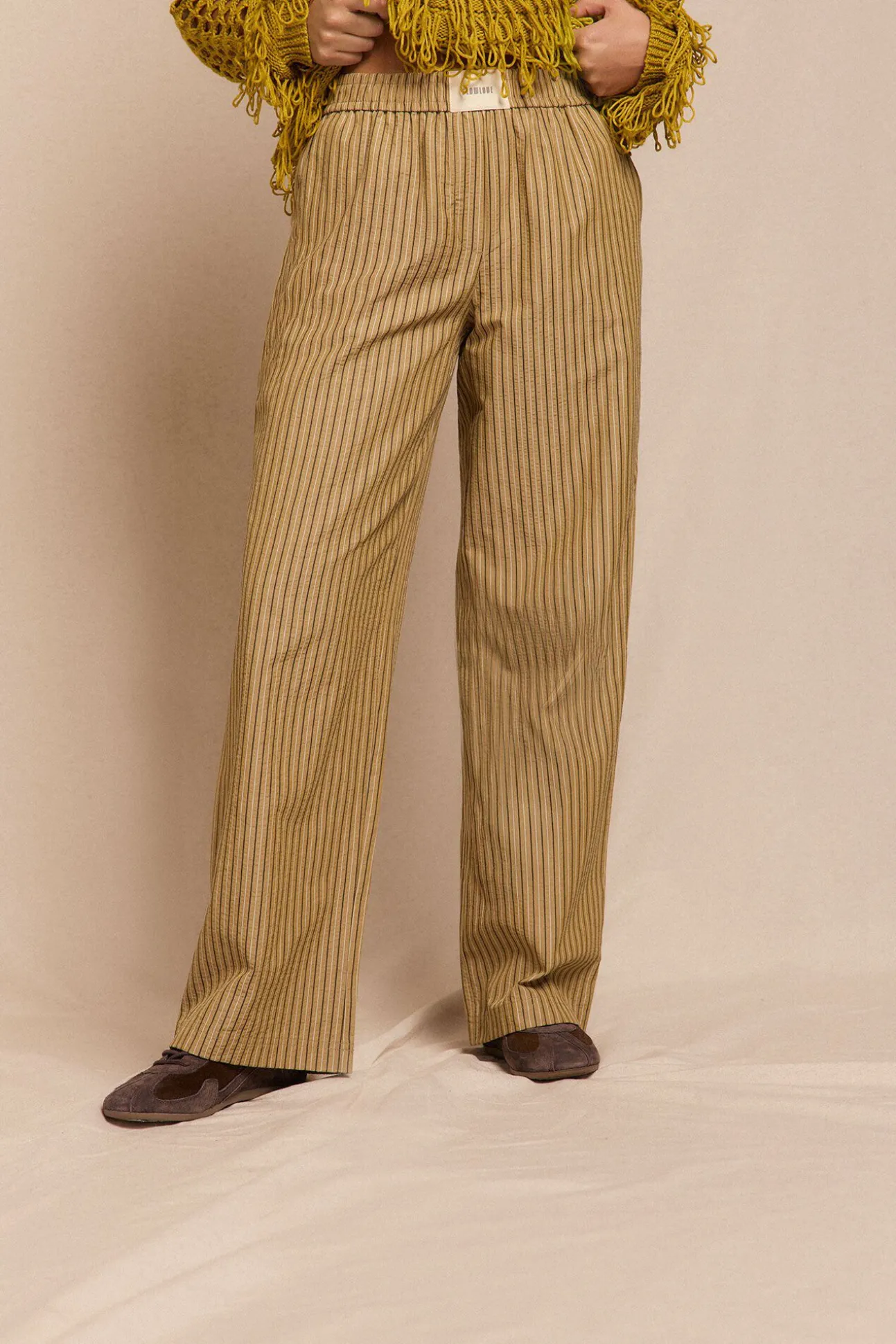 Pantalón de rayas pijamero