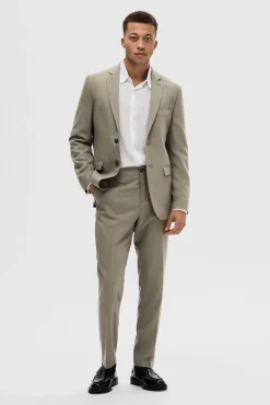 Pantalón de traje Slim Fit confeccionado con lana.