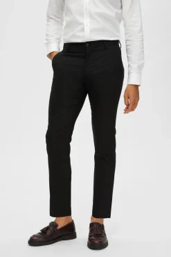Pantalón de traje Slim Fit con lana