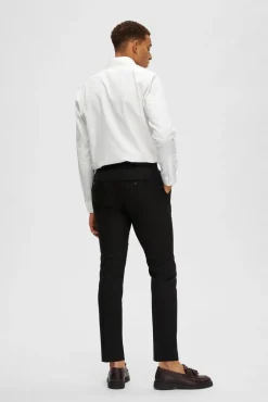 Pantalón de traje Slim Fit con lana