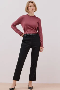 Pantalón de vestir con cinturón