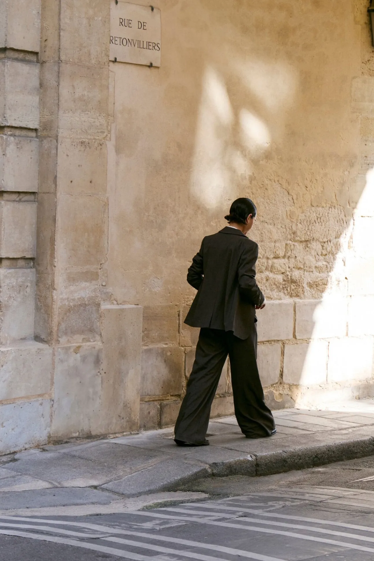 Pantalón de vestir con cuadros