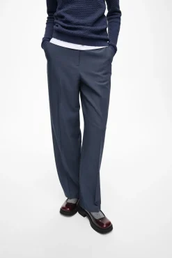 Pantalón de vestir recto con viscosa