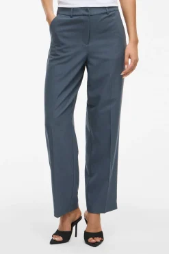 Pantalón de vestir recto con viscosa