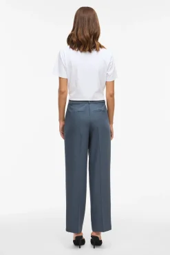 Pantalón de vestir recto con viscosa