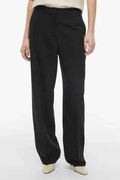 Pantalón de vestir recto con viscosa