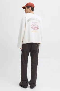 Pantalón denim cargo