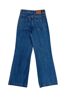 Pantalón denim de cintura alta