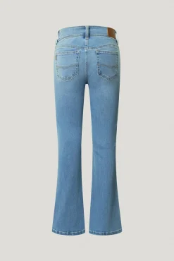 Pantalón denim flare tiro bajo Pimlico