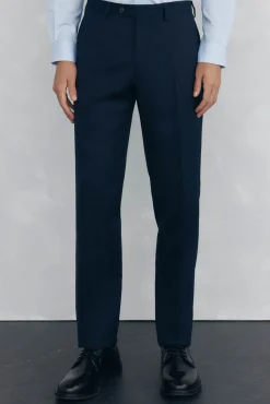 Pantalón estructura blue back tailored fit
