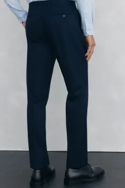 Pantalón estructura blue back tailored fit