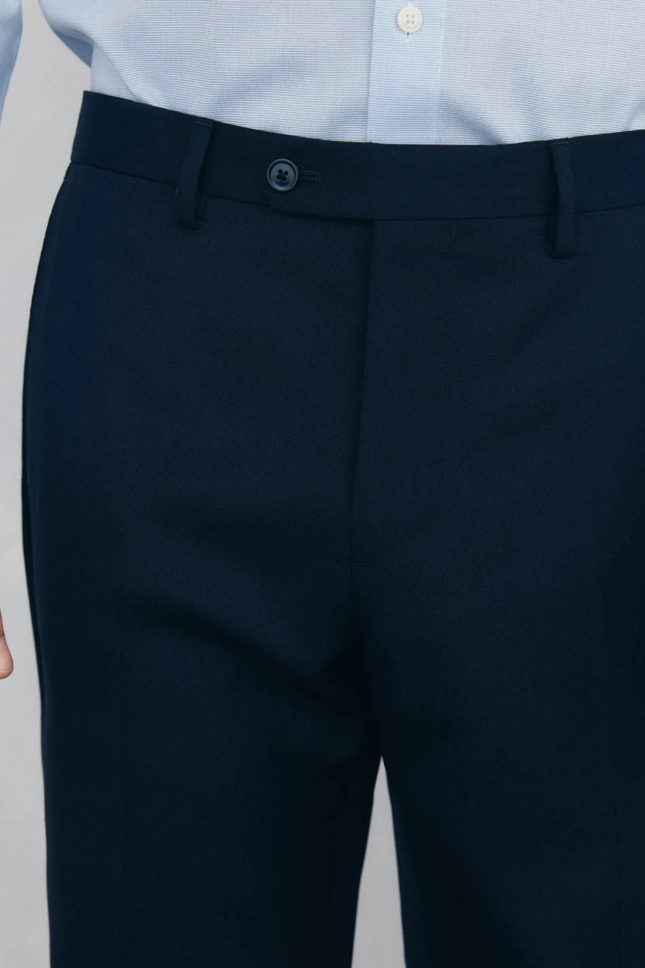 Pantalón estructura blue back tailored fit