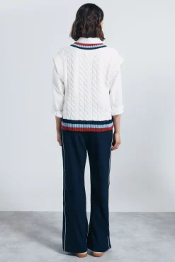 Pantalón jogger rayas lateral