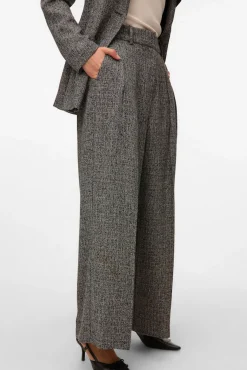 Pantalón largo efecto jaspeado